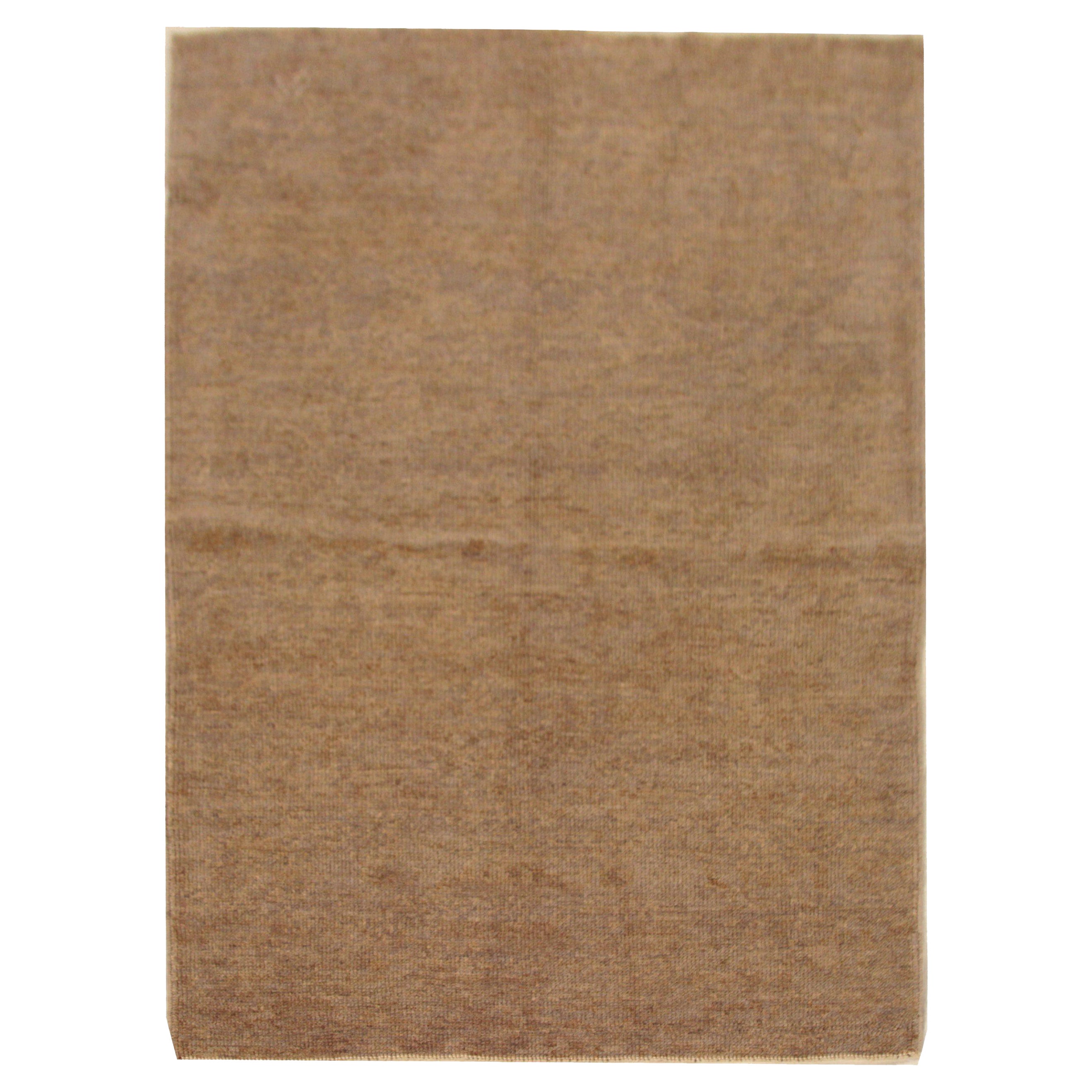 Petit tapis persan Oushak Circa 1990 - Laine Design Brown - 88154
