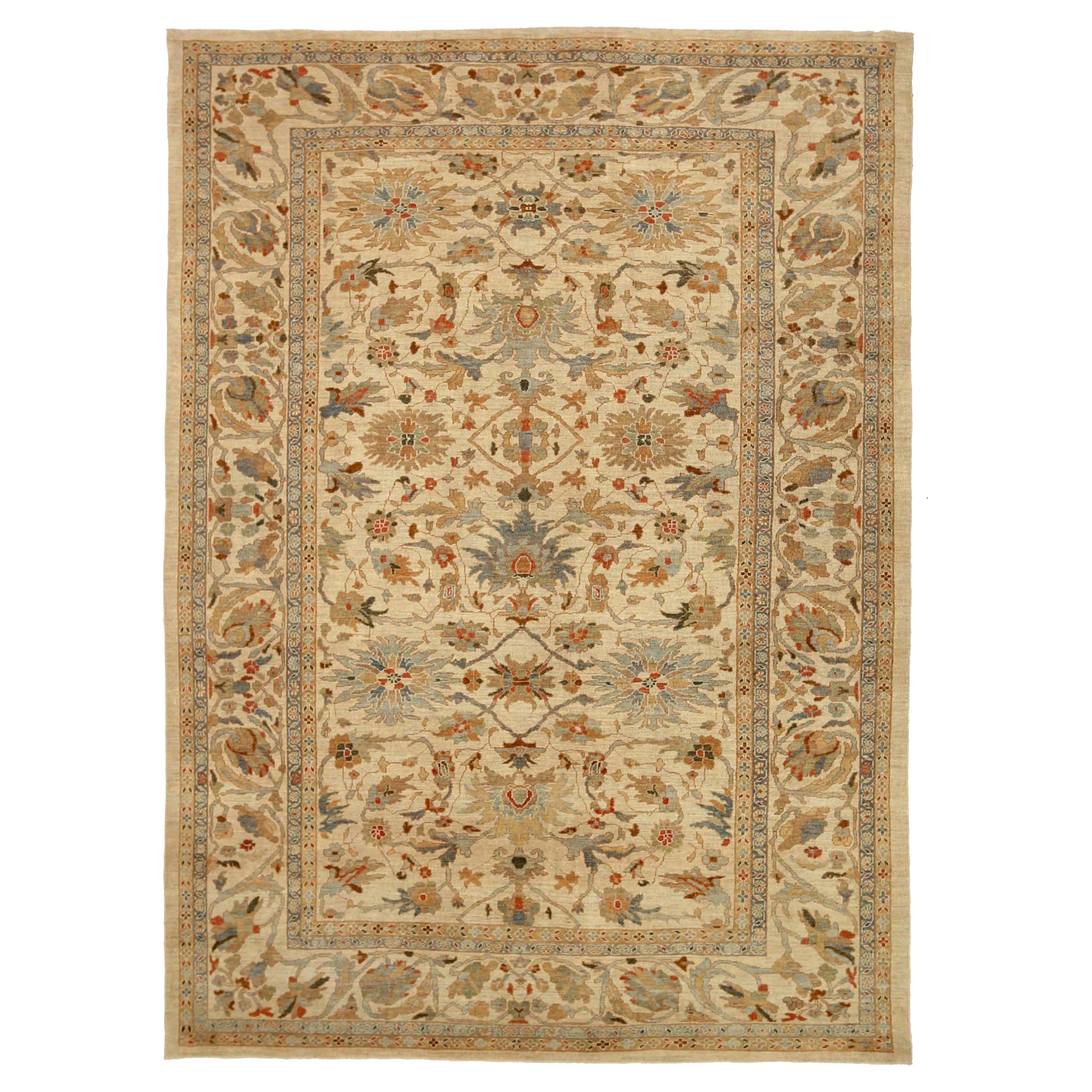 Sultanabad-Teppiche aus Afghanistan, ca. 1990, elfenbeinfarben, Design aus Wolle, Sultanabad - 88706
