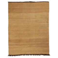 Persian Kilim Small Rug Circa 1910 - Wool Yellow Design - 88784