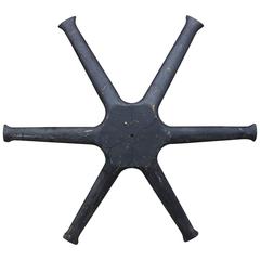 Antique Large Industrial Mold of Radiating Star