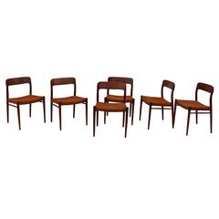 Niels Otto Moller Teak Dining Chairs
