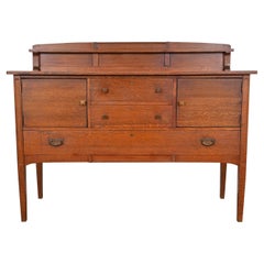 Limbert Antique Mission Oak Arts & Crafts Sideboard Buffet or Bar Cabinet