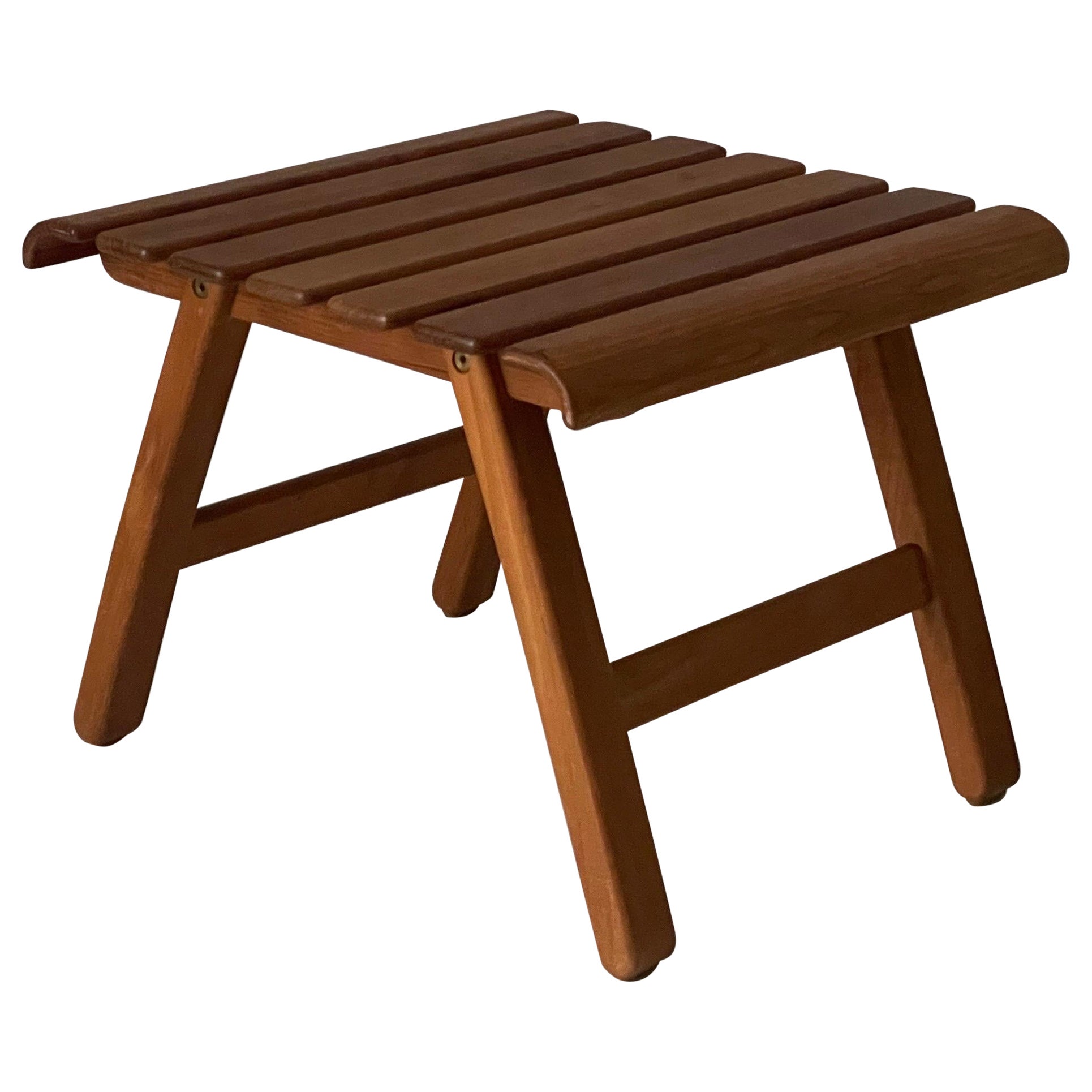 Teak Square Coffee or Side Table, 1970s Germany
