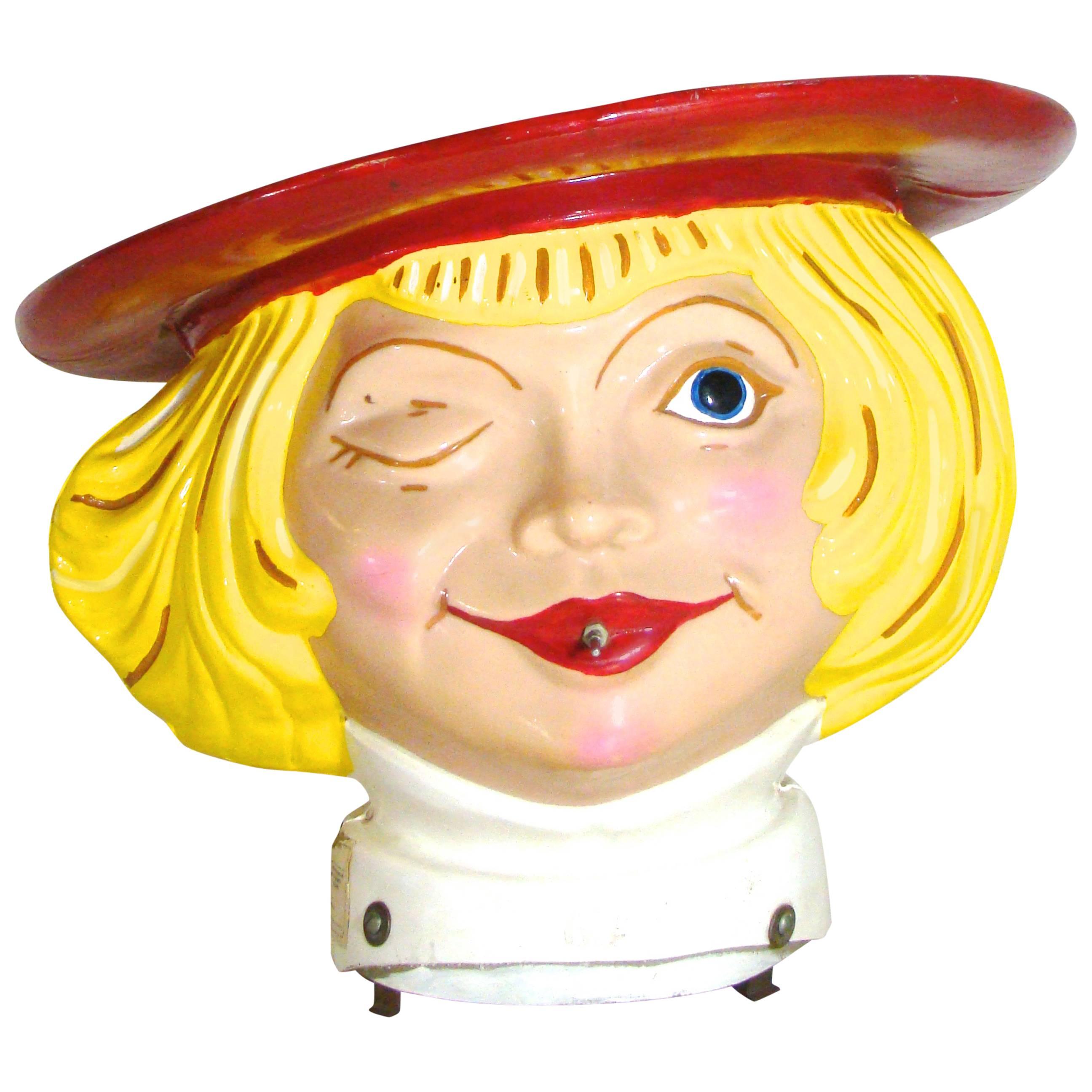Buster Brown Shoe Store Fiberglass Advertising Display Piece, circa 1970s For Sale