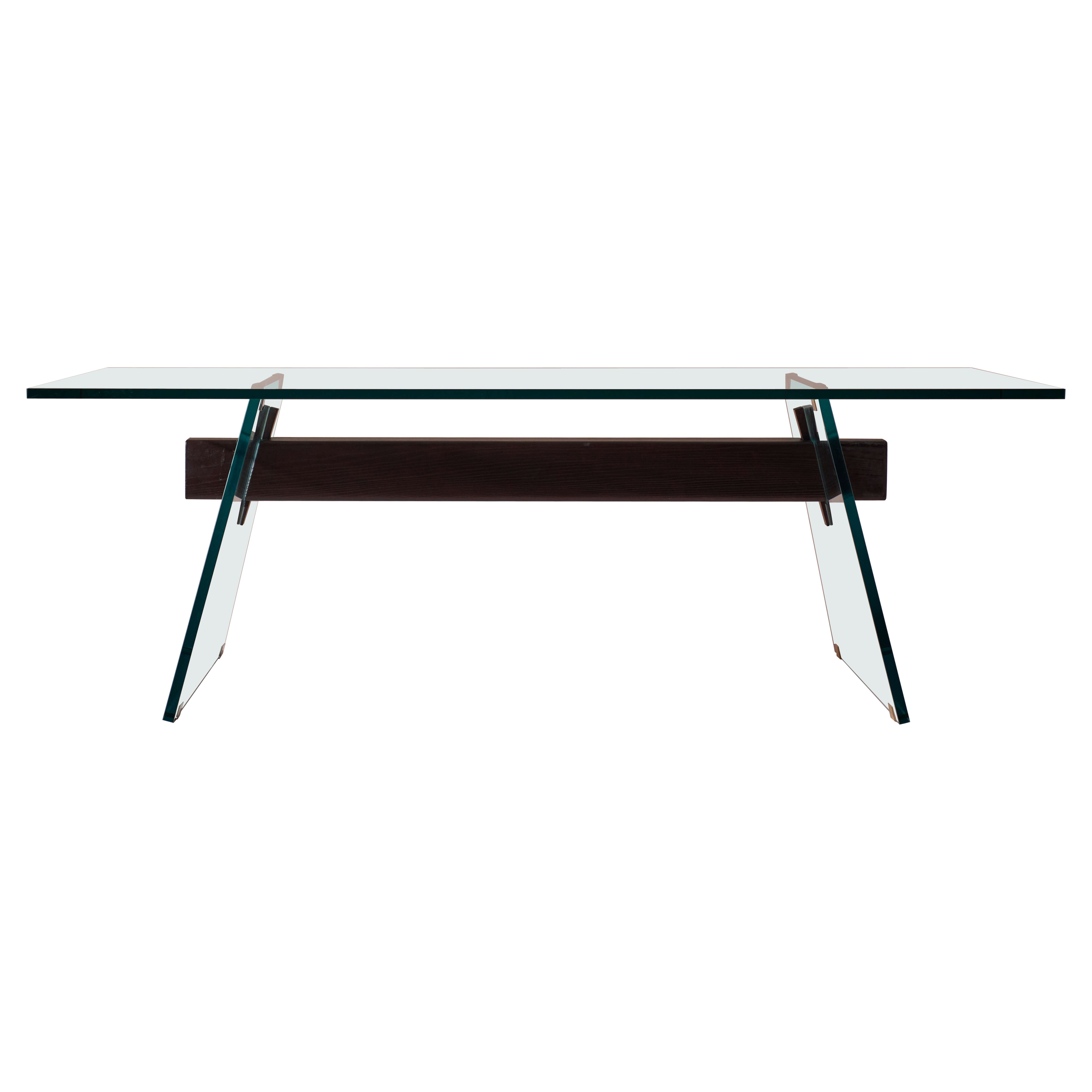 Philippe Starck Compression Prototyp-Esstisch von Glas Italia, 2024