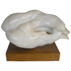 Marble Sculpture by Richard Friscia Dolphins 3