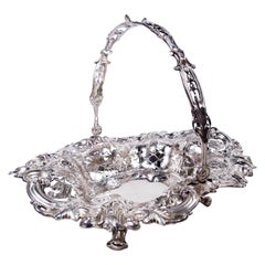 Tiffany American Victorian Classical Sterling Silver Basket (panier en argent)