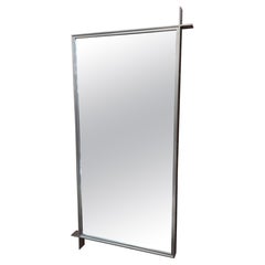 Miroir en chrome des années 39, 21e siècle, Italie