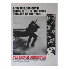 1971 The French Connection Póster Vintage Original