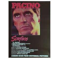 1983 Scarface Original Vintage Poster