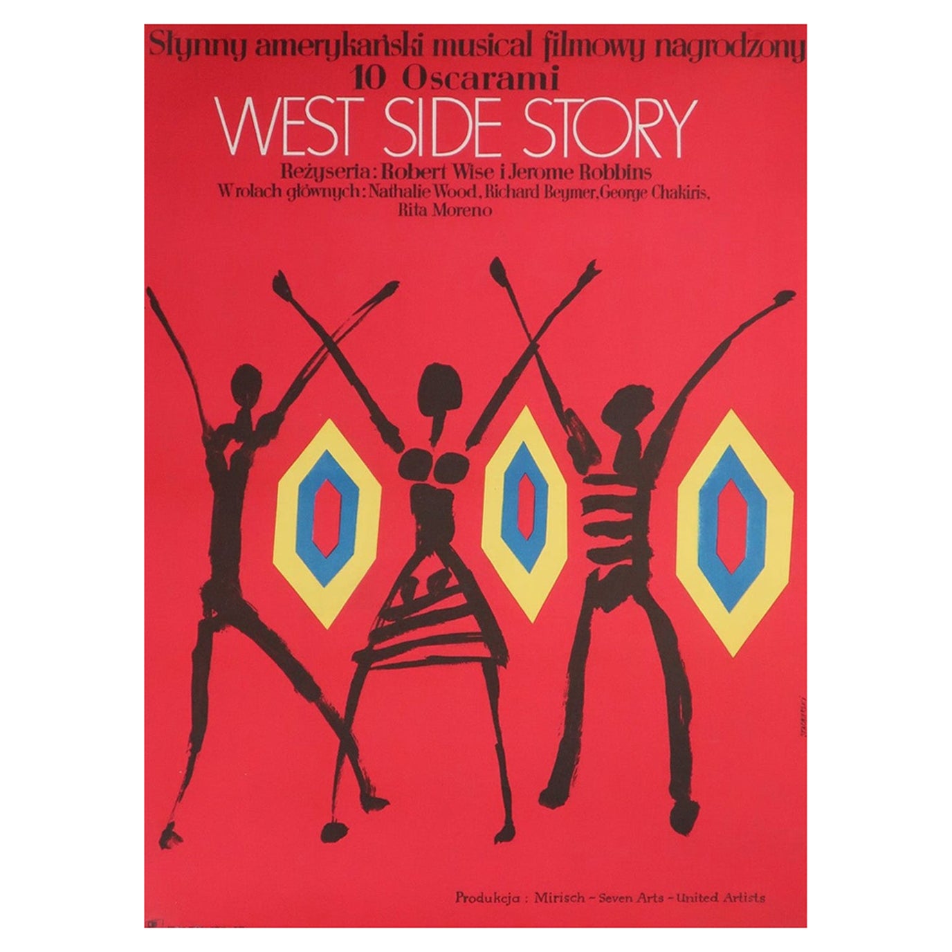 1961 West Side Story (Polish) Original Vintage Poster