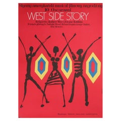 1961 West Side Story (Polonia) Poster originale d'epoca