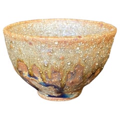 Toshiko Takaezu Signed Japanese Shigaraki Ware Pottery Chawan Yunomi Tea Bowl