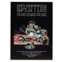 1976 Led Zeppelin - Song Remains the same Original Vintage-Poster