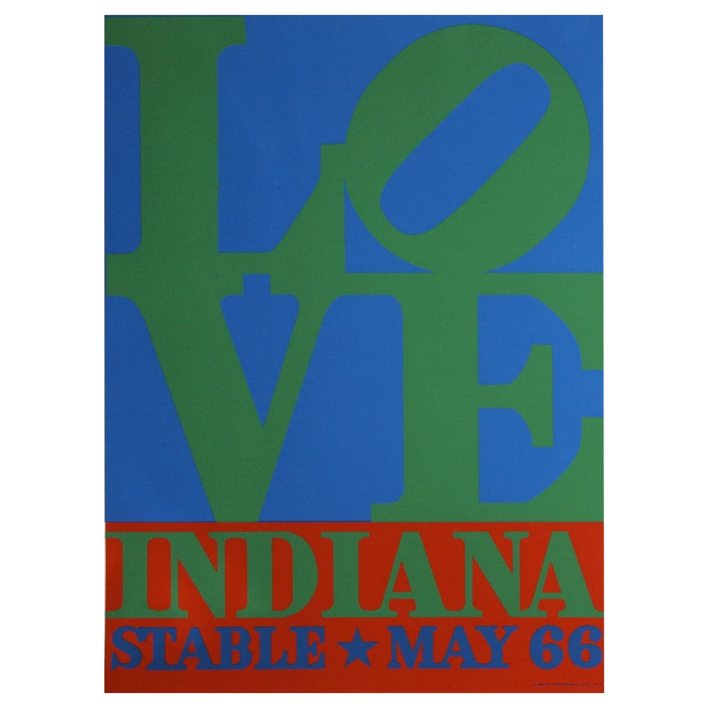 1971 Robert Indiana - Love - Stable Original Vintage Poster