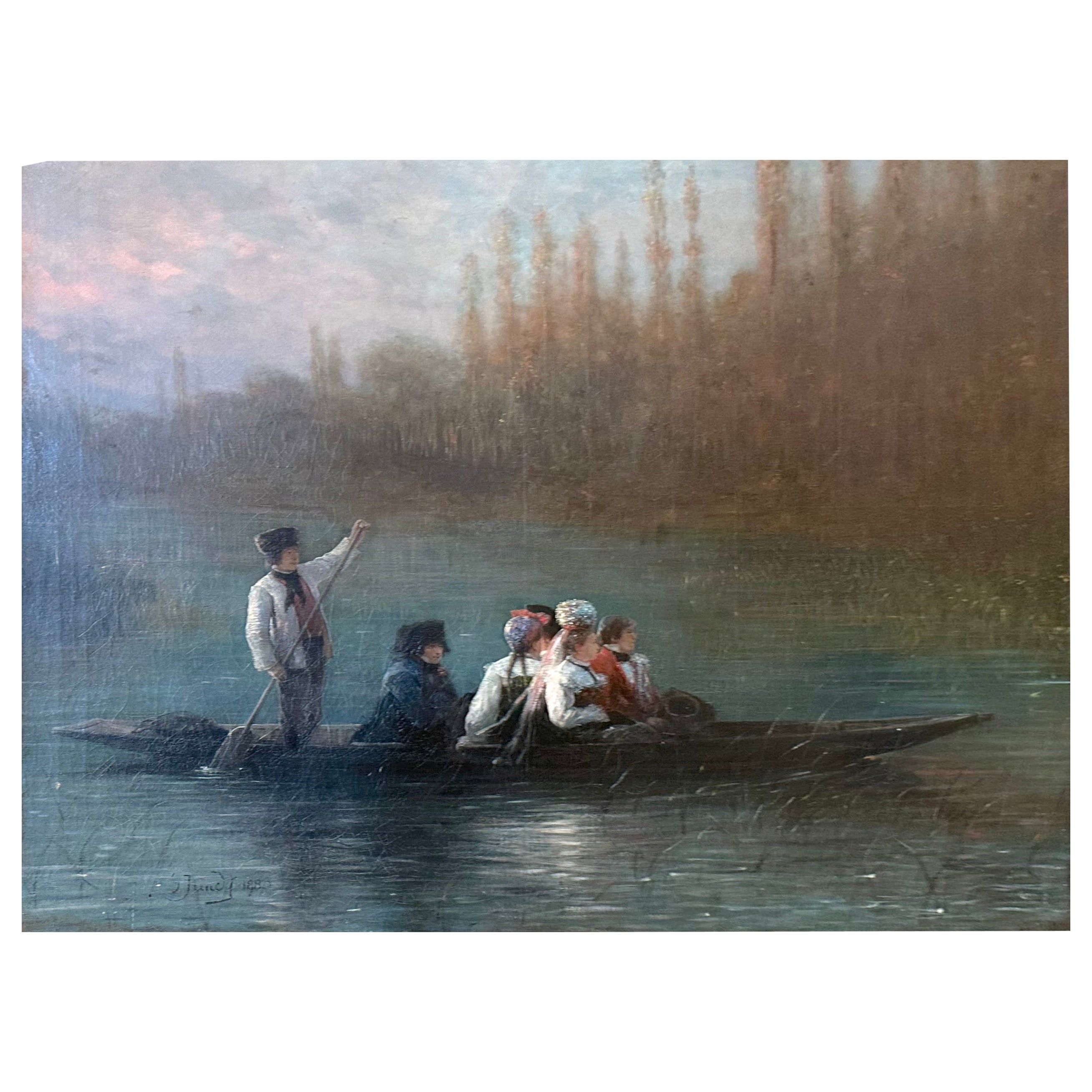 Adolph Gustave Jundt, (French, 1830-1884) Napoleonic Painting