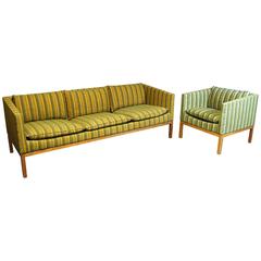 Leif Jacobsen Sofa and Chair Set