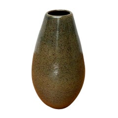 Ostdeutsche GDR-Keramikvase aus der Mitte des Jahrhunderts von VEB Coswig Keramik, 1960er Jahre