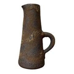 Brutalistische West German Pottery WGP Fat Lava Vase aus Jopeko, 1960er Jahre