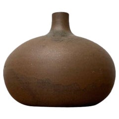 Vase en Studio Pottery Minimaliste Allemand du milieu du siècle par Siegfried Gramann 1960s