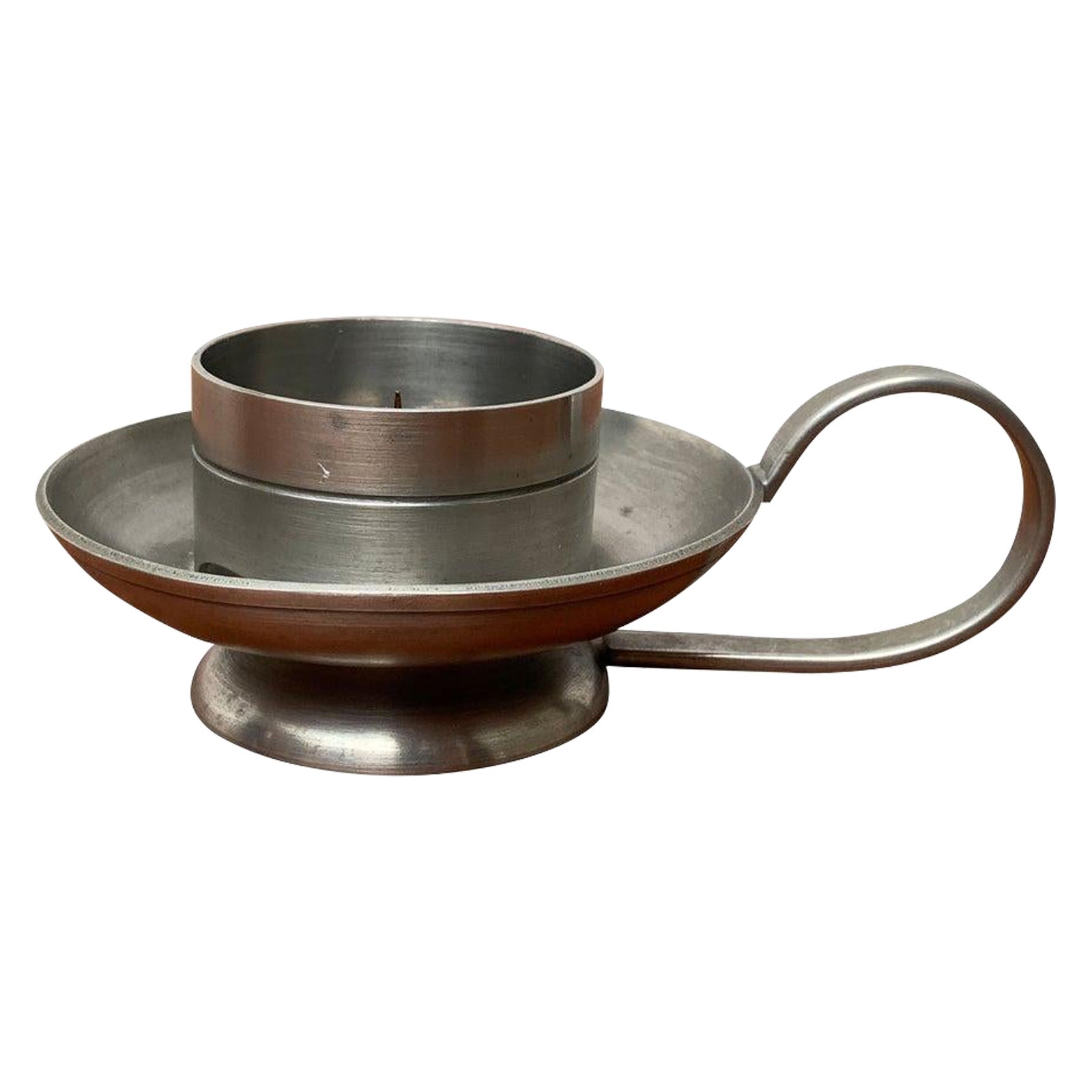 How can you tell if a silver candle holder is real?