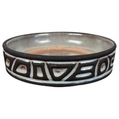 Cuenco danés de mediados de siglo de Studio Pottery de Frank Keramik, años 60