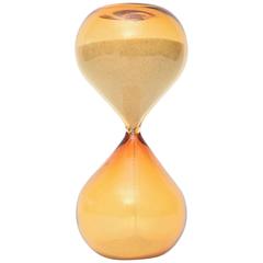 Italian Murano Vintage Venini Sculptural Hourglass
