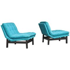 Pair of Mid-Century, Lounge Chairs
