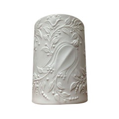 Mid-Century German White Porcelain Vase by Bjørn Wiinblad for Rosenthal, 1960s