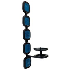 Mid-Century Brutalist Danish Wall Candle Holder from Fema, 1960s