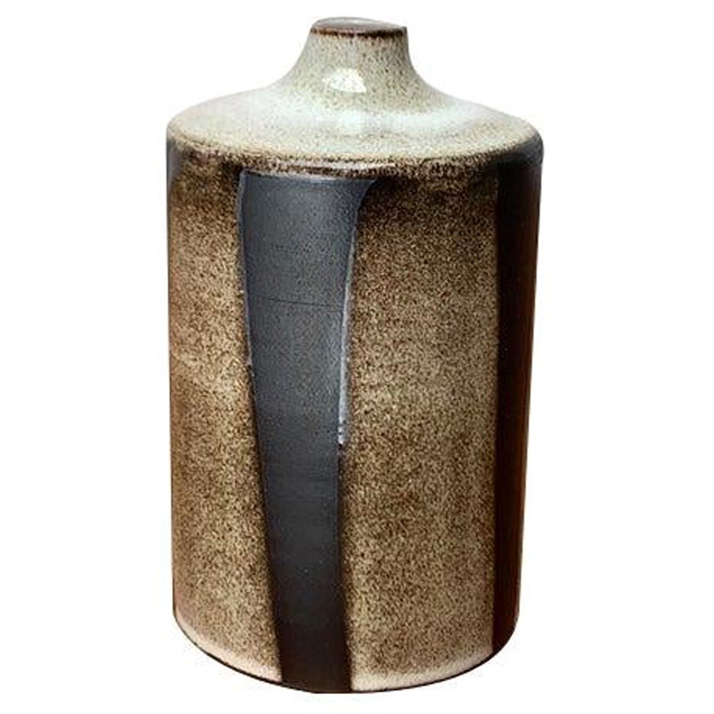 Mid-Century Brutalist Studio Pottery Vase by Johannes Lessmann, Essen, 1960s