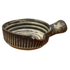 Cuenco Brutalista Británico Vintage en Cerámica de Tremar UK
