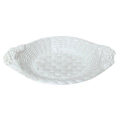 Vintage Italian White Ceramic Bowl