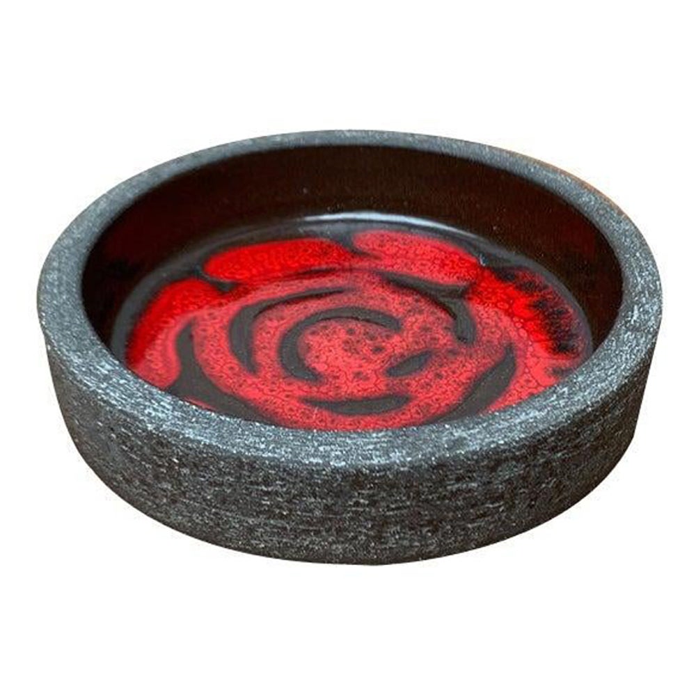Bol en poterie Studio Pottery danoise du milieu du siècle de Lehmann Pottery 1960s