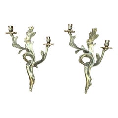 Set of 2 Vintage Italian Wall Candle Holder