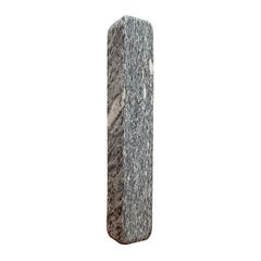Postmodern Swiss Granite Candleholder from Crea, Ticino, 1980s