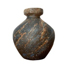 Mid-Century Brutalist Studio Pottery Vase by Gerhard Liebenthron, Germany, 1970s