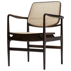 Mid-Century "Oscar" armchair in Jacaranda Wood by Sergio Rodrigues, Brazil , 195 9