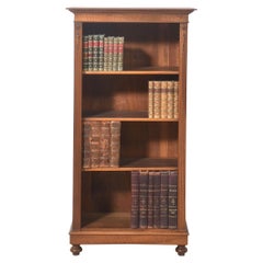 Offenes Bücherregal aus Nussbaum