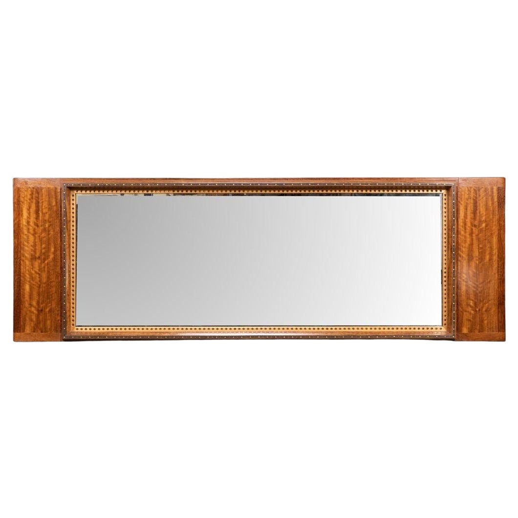 Edward Barnsley. An exceptional Arts & Crafts handmade walnut landscape mirror