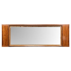 Edward Barnsley. An exceptional Arts & Crafts handmade walnut landscape mirror