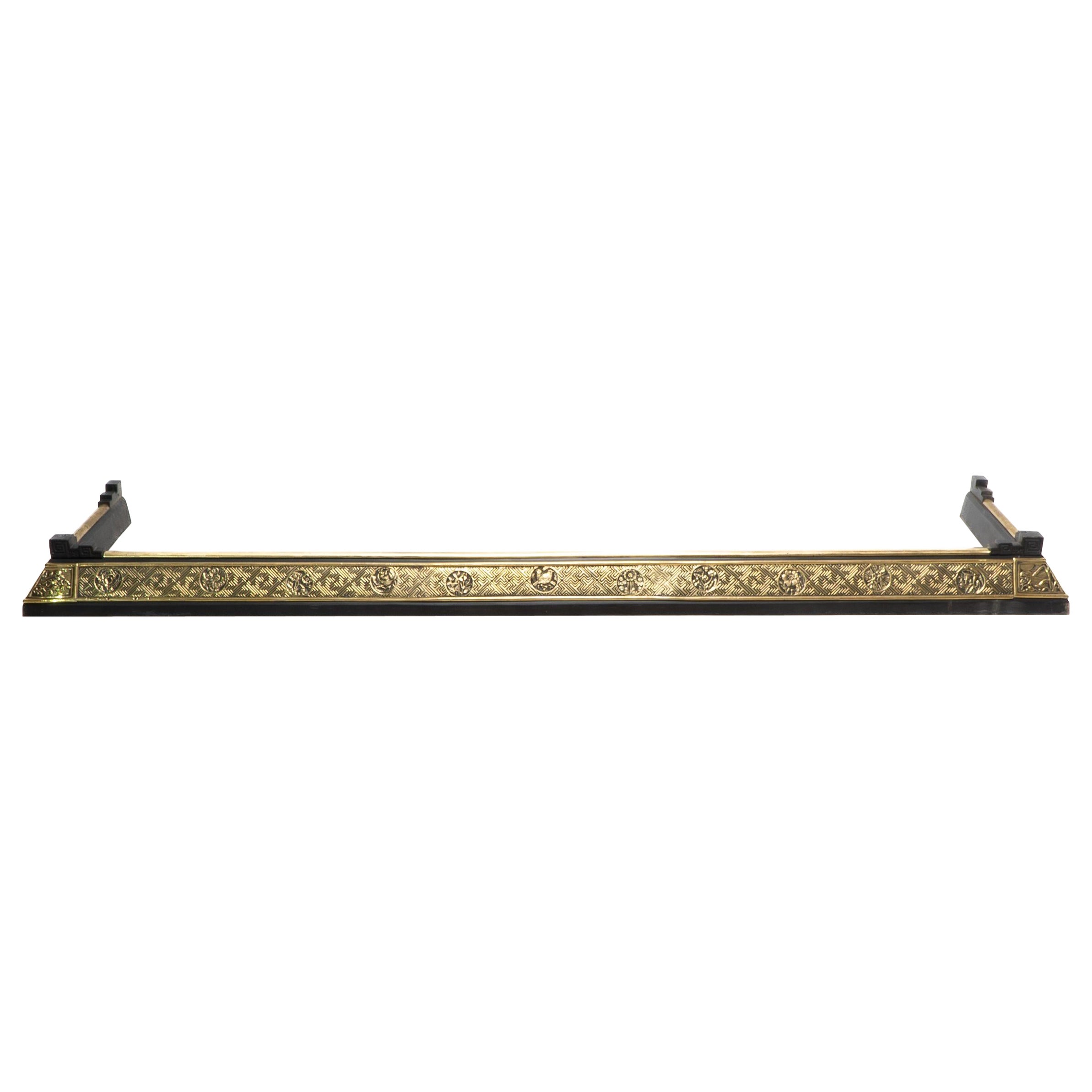 Thomas Jeckyll for Barnard Bishop & Barnard. An Aesthetic Movement brass fender