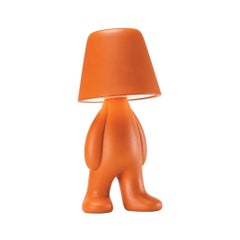 Lampe Bigger Brother orange foncé Eco Polyethylene de Stefano Giovannoni