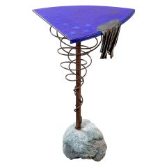 20th Century, Toni Cordero Gueridon Table for Del Campo