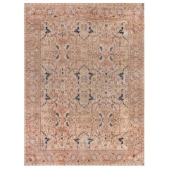 Doris Leslie Blau Antique Indian Bold Handmade Wool Rug