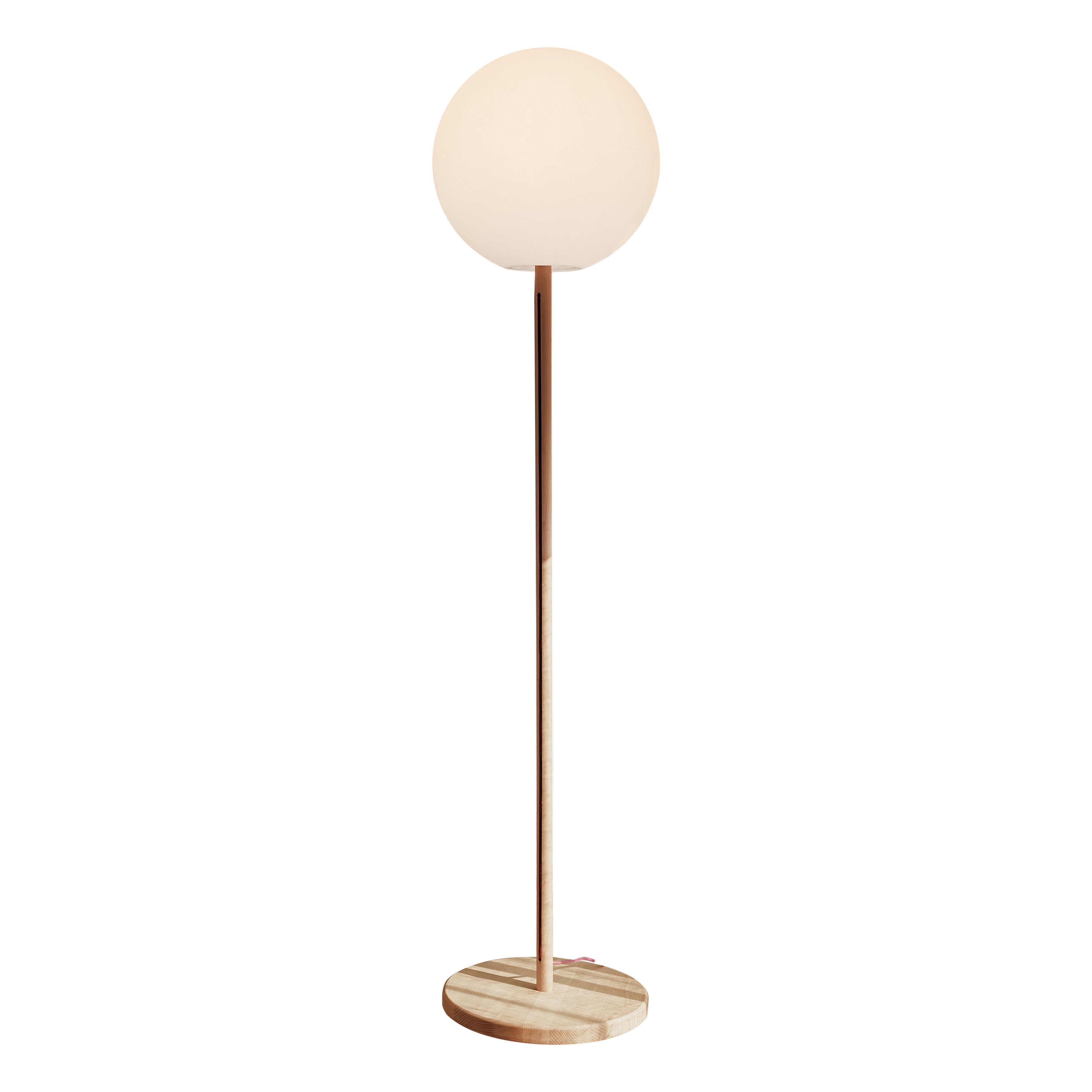 Globo Wood Floor Lamp by SLIDE Studio