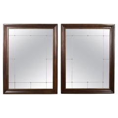 Pair of 19th Century Italian Frames with Later Sectional Mirror