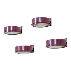 Vintage 20th Century, Studio BBPR Set of Four Wall Sconces
