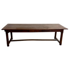 Antique 19th century Cherrywood French farmhouse table 2.5 meters