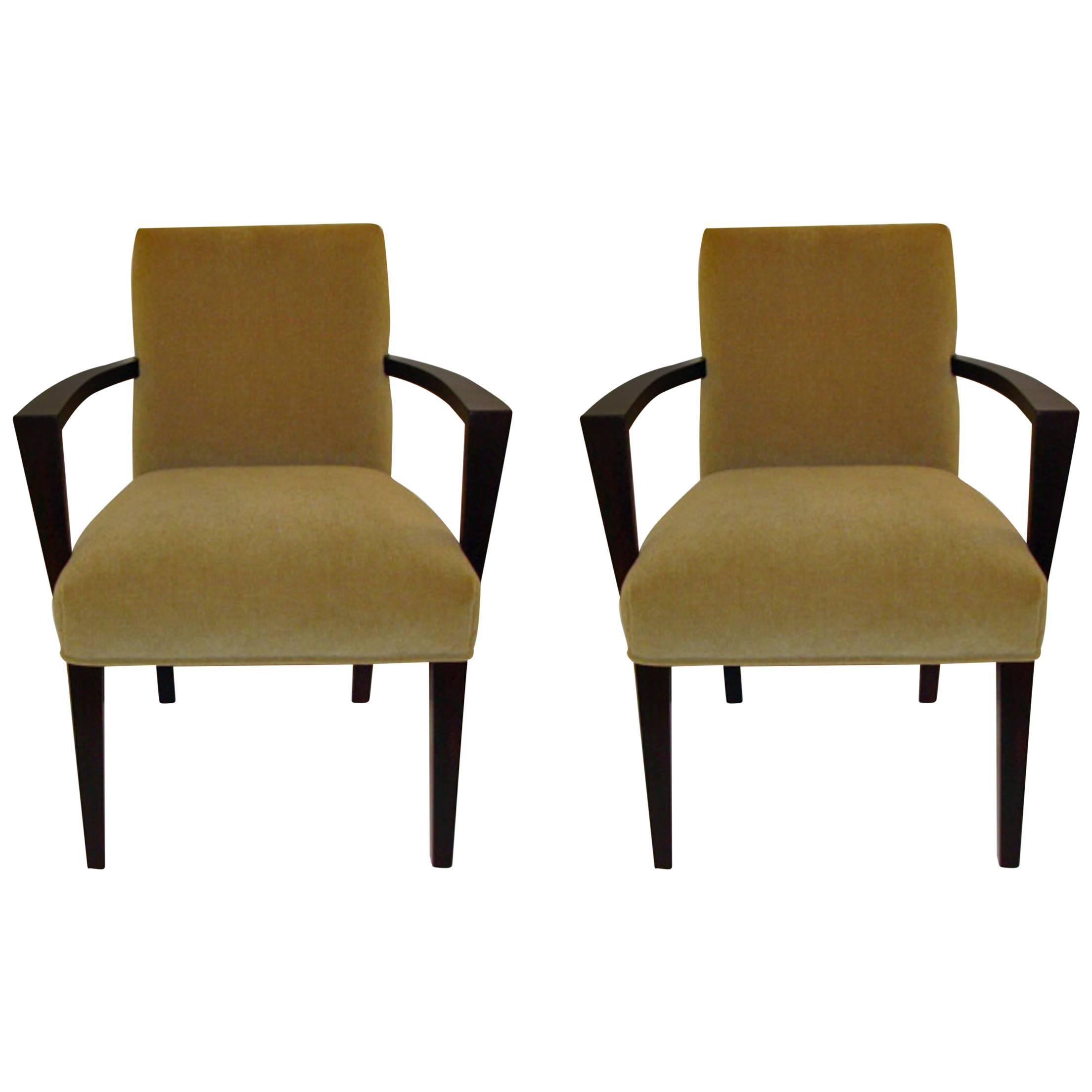 Pair of Vintage Modernage Armchairs For Sale